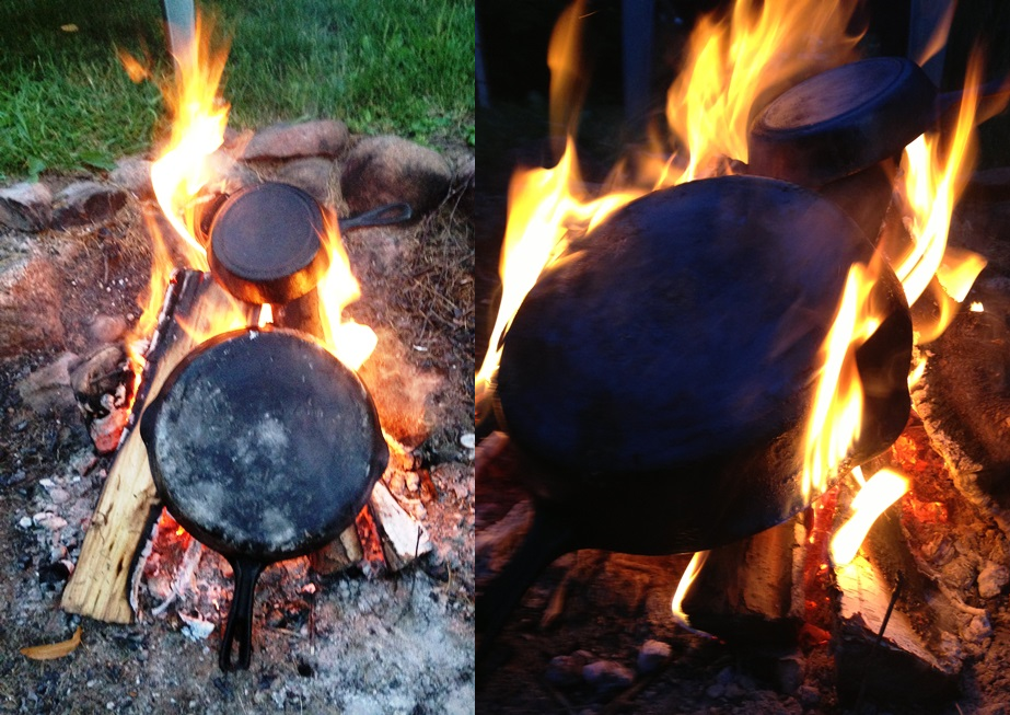 Cast Iron in Fire