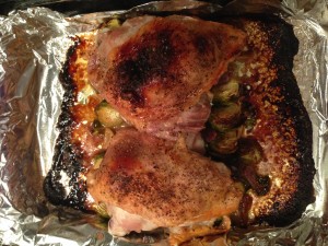 Baked Turkey Thighs and Vegetables